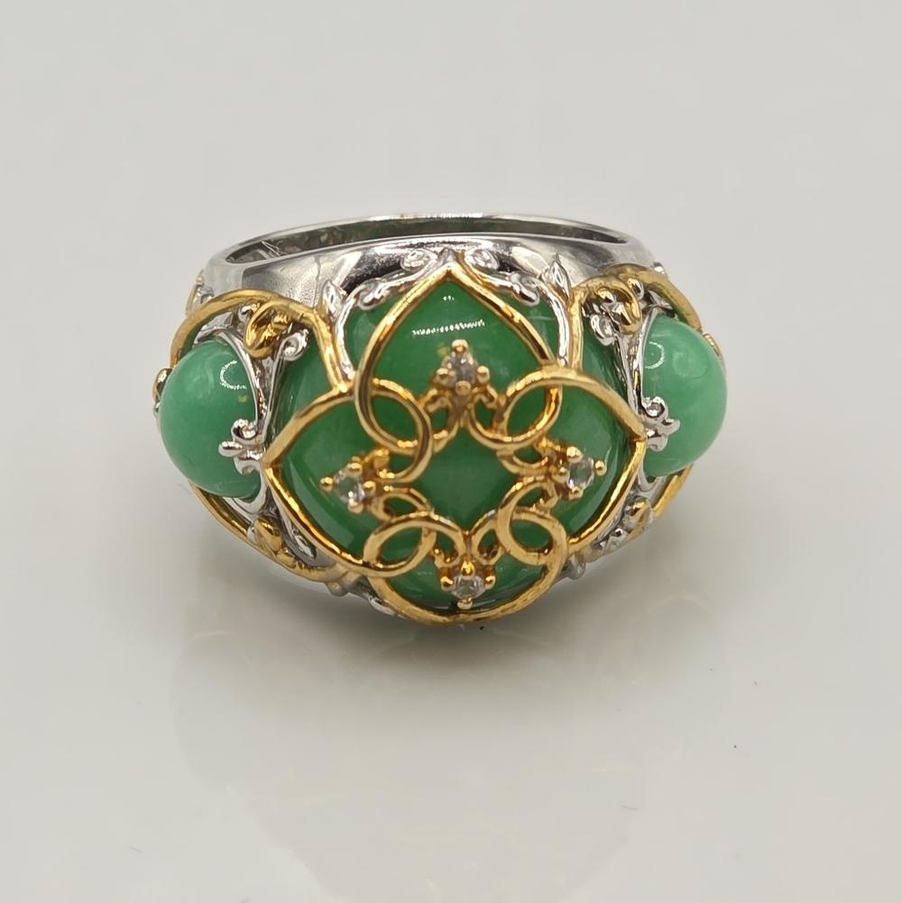 Unbelievable Michael Valitutti Gems En Vogue Precious Jade And Diamond Ring